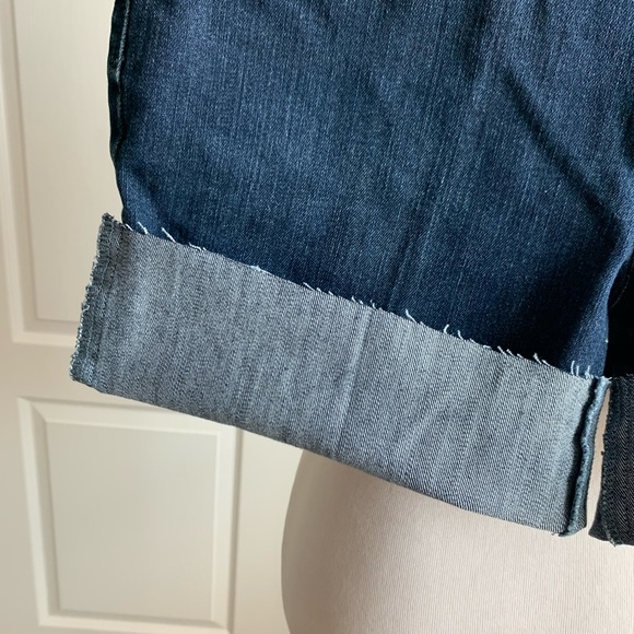 UpCycled Gloria Vanderbilt Cutoff Denim Shorts - Picture 4 of 9